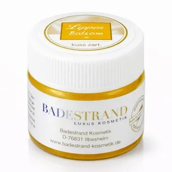 Dieser Badestrand Lippenbalsam ist nicht nur für die kalte Jahreszeit.