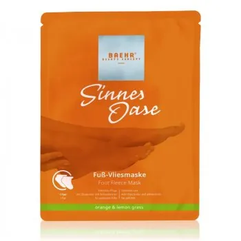 Baehr Beauty Concept Sinnes Oase Fuß Vliesmaske 1 Paar für 1 Anwendung