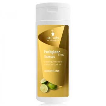 Das Bioturm Shampoo Farbglanz blond Nr. 107 für blondiertes Haar und Strähnen.