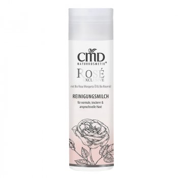 CMD Rose Reinigungsmilch für reife und trockene Haut.