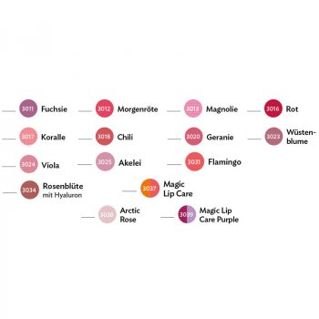 Preview: Cosart Lipstick Elegance und Magic Lip Balm in vielen Farben