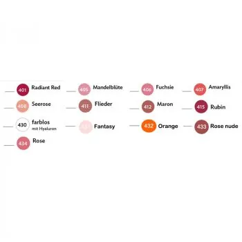 Cosart Lippenstift verschiedene Farben