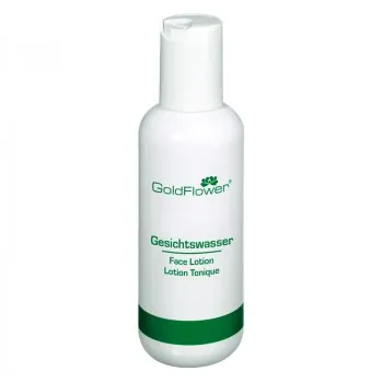 Goldflower Gesichtswasser ist ohne Alkohol für jeden Hauttyp.