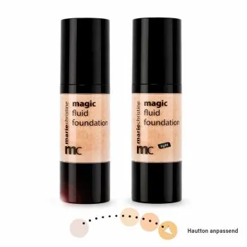 Das Marie Christine Magic Fluid Foundation in 2 Farben.