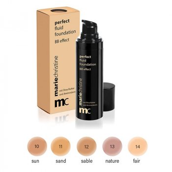 MC Marie Christine Perfect Fluid Foundation BB Effekt mittlere Deckkraft