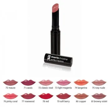 MC Marie Christine Perfect Lipstick in verschiedenen Farben