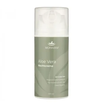 Moravan Aloe Vera Nachtcreme 100 ml - neue Größe - mit 50 % Bio Aloe Vera