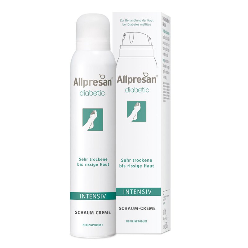 Allpresan Diabetic Schaum-Creme INTENSIV - vegan
