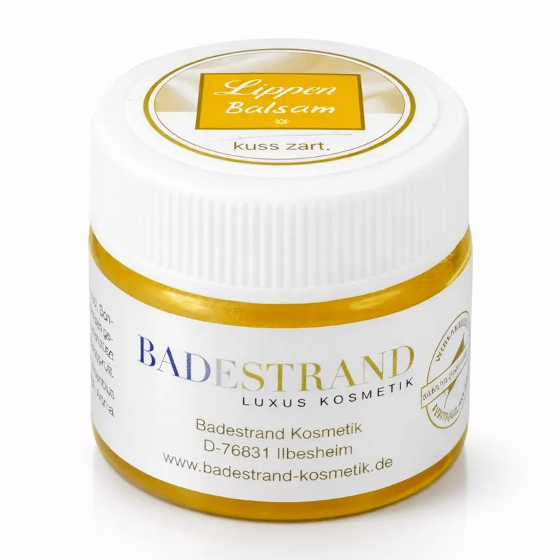 Dieser Badestrand Lippenbalsam ist nicht nur für die kalte Jahreszeit.