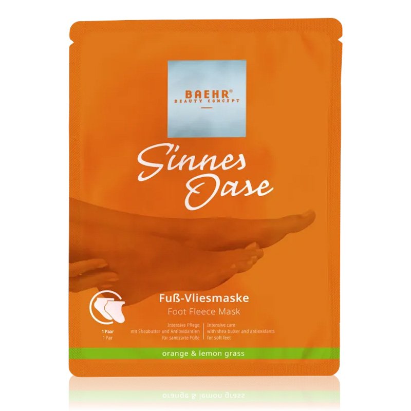 Baehr Beauty Concept Sinnes Oase Fuß Vliesmaske 1 Paar für 1 Anwendung