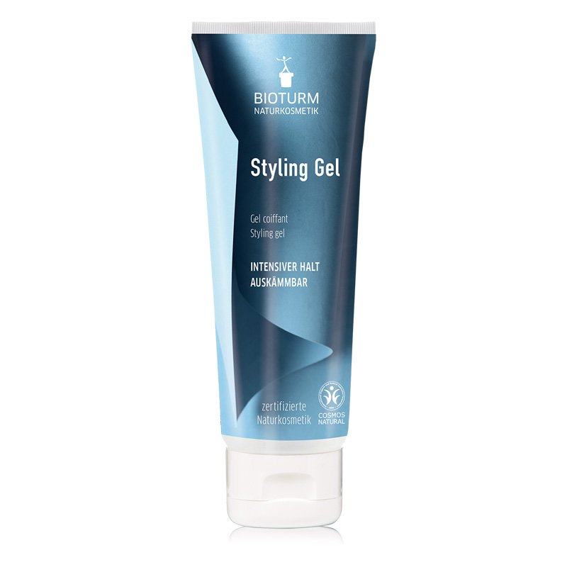Flexibles Styling Gel mit natürlichem Finish und starkem Halt. Bioturm Styling Gel für definierte Looks ohne Verkleben – für jeden Haartyp geeignet.