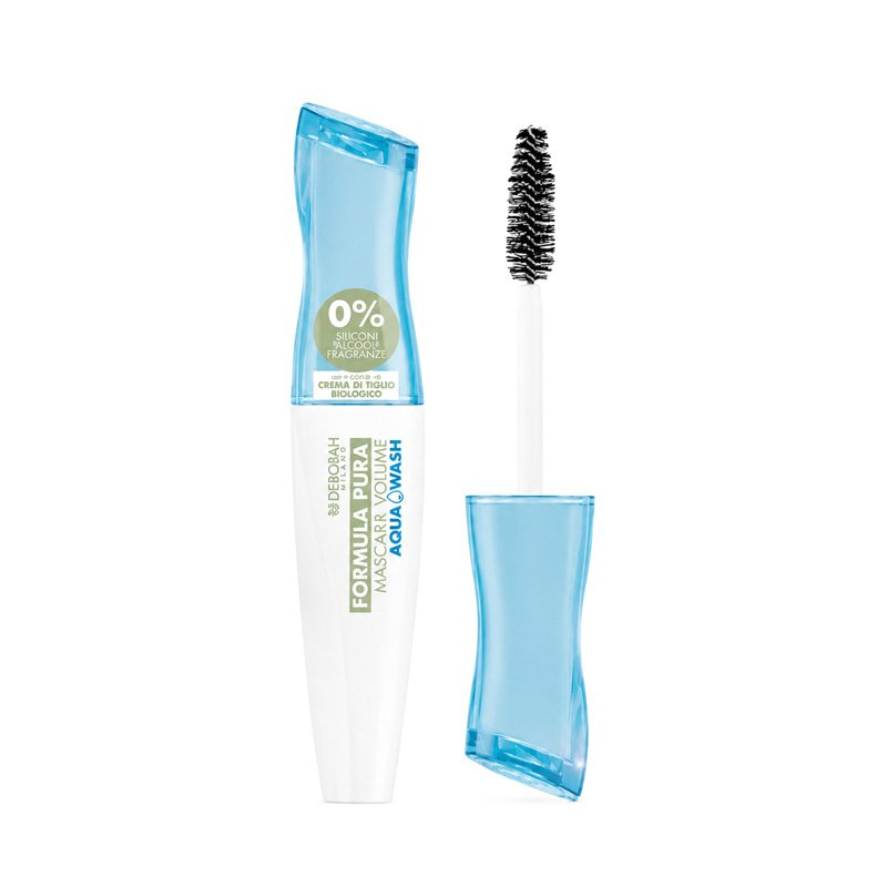 Deborah Milano Formula Pura Aqua Wash Mascara für voluminöse Wimpern