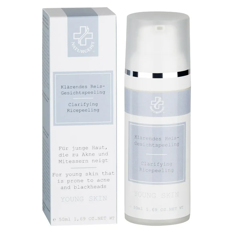 Hagina Young Skin Klärendes Reis-Gesichtspeeling bei Mitesser.