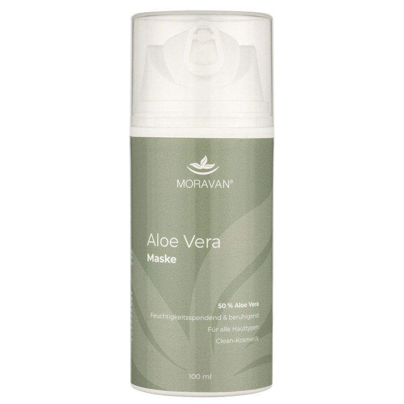 Moravan Aloe Vera Maske  mit über 30 % Bio-Aloe Vera