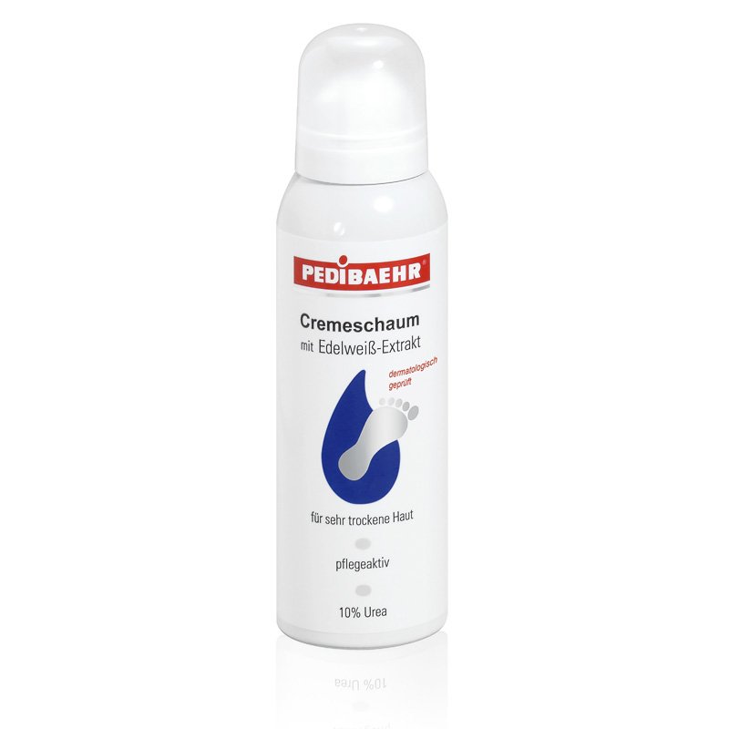Pedibaehr Cremeschaum mit Edelweiss Extrakt zur Pflege sehr trockener und sensibler Haut