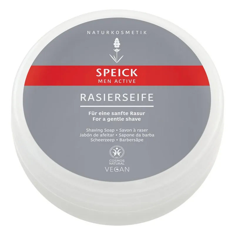 Speick Men Active Rasierseife für die klassische Nassrasur.