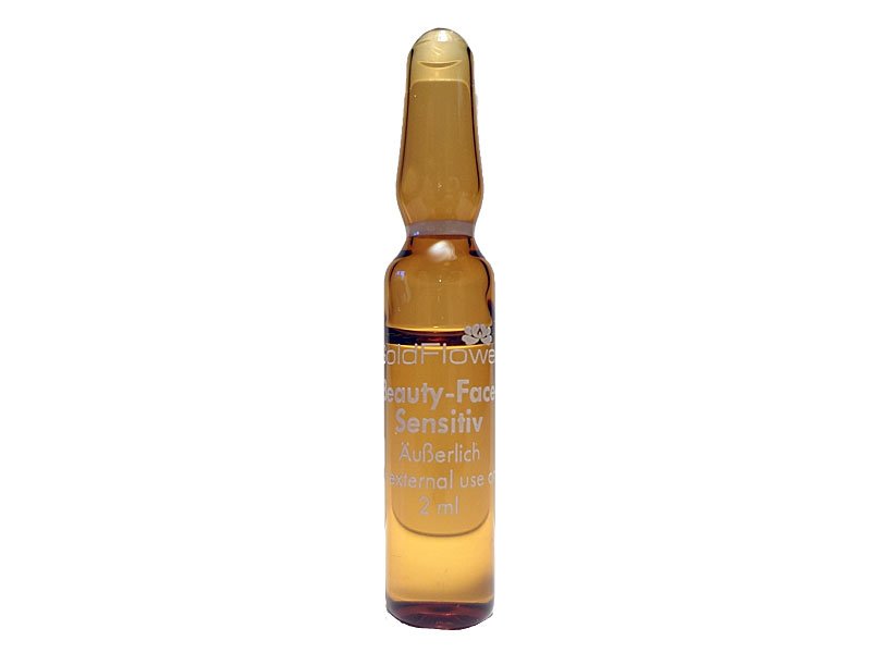 Ampulle Beauty Face Sensitiv Goldflower auch für die empfindliche Haut.